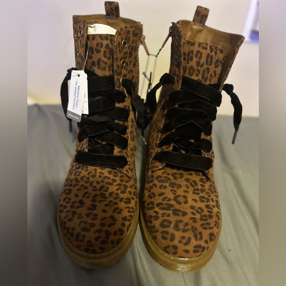 Time and Tru Cheetah Boots